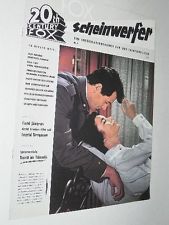 20TH CENTURY FOX SCHEINWERFER magazine side cover  1960