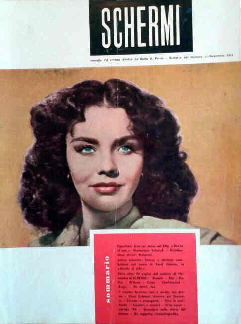 SCHERMI magazine side cover  November 1948