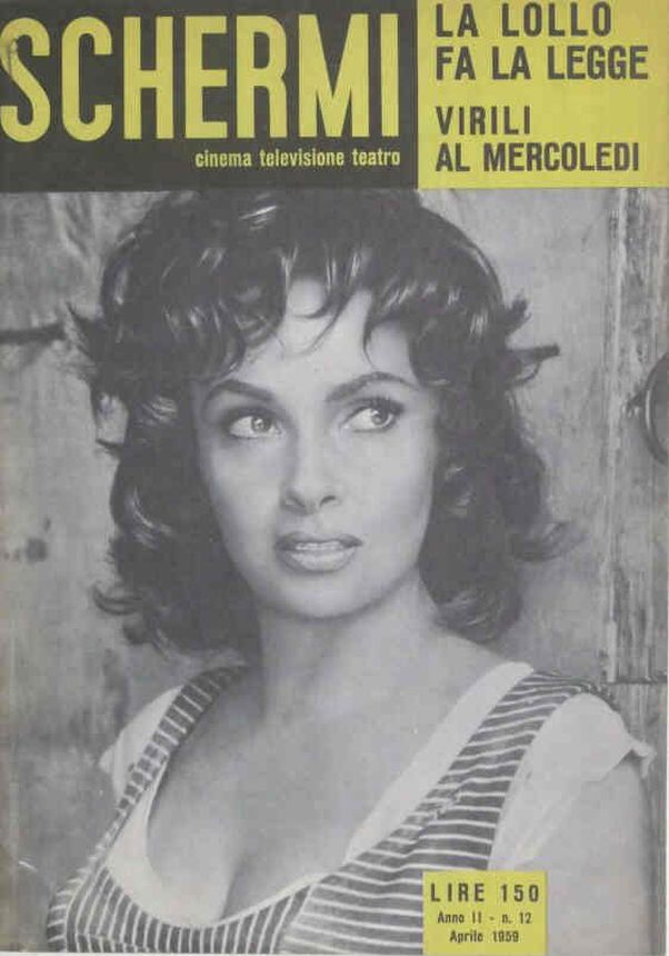 SCHERMI magazine side cover Issue 12  April 1959