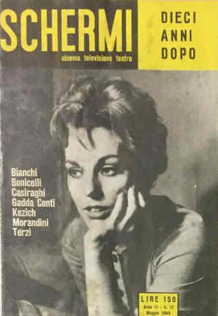 SCHERMI magazine side cover Issue 13  May 1959