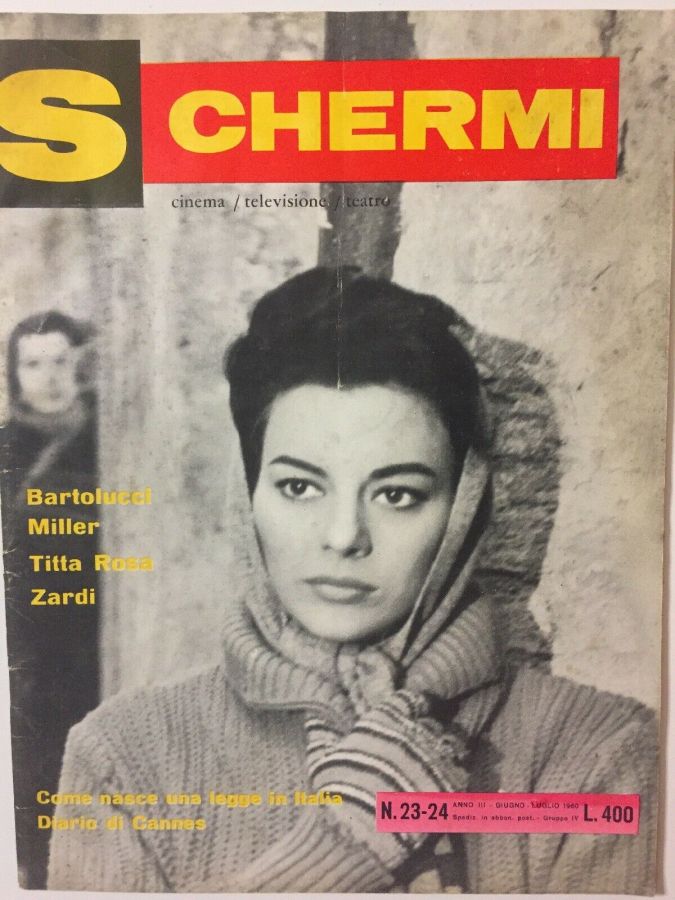 SCHERMI magazine side cover Issue 23-4  June/July 1960