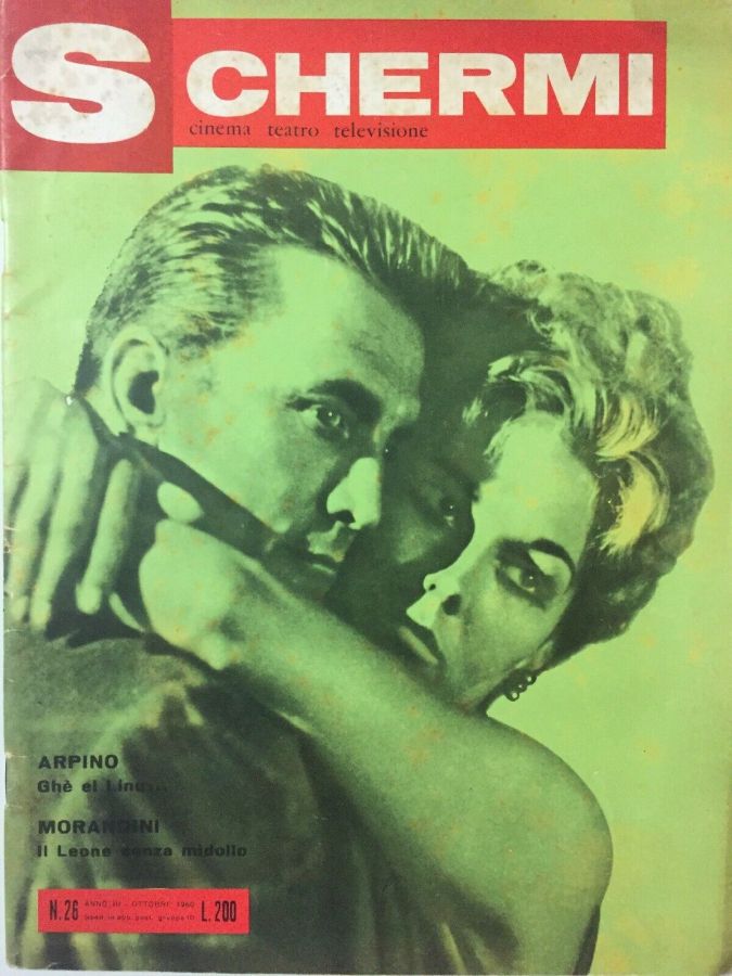 SCHERMI magazine side cover Issue 26  October 1960