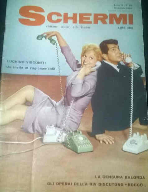 SCHERMI magazine side cover Issue 28  December 1960