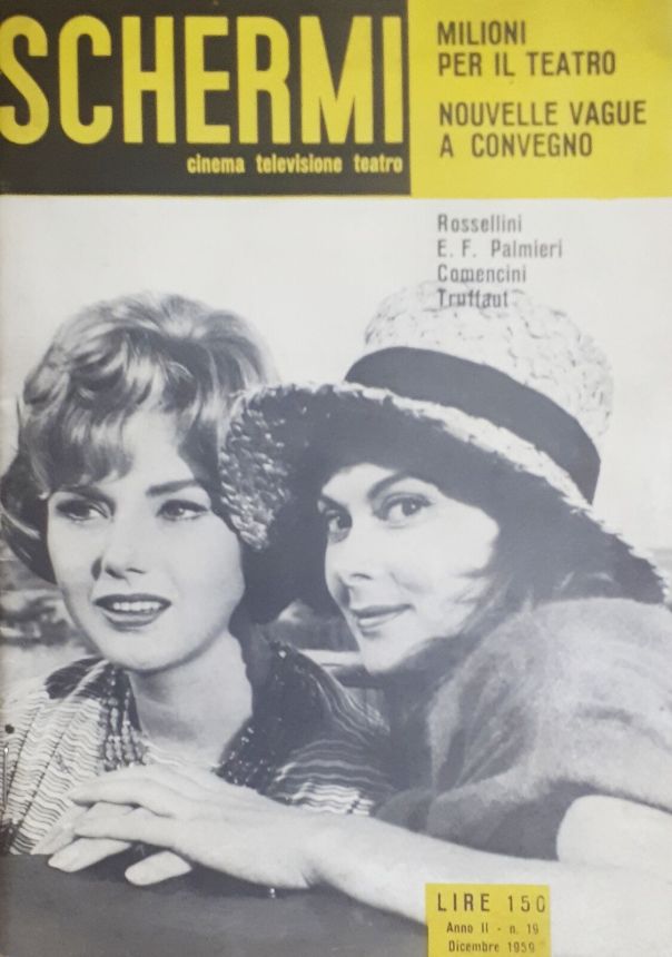 SCHERMI magazine side cover Issue 19  December 1959