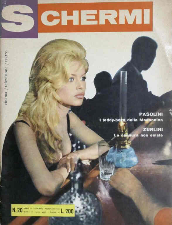SCHERMI magazine side cover Issue 20  January/February 1960