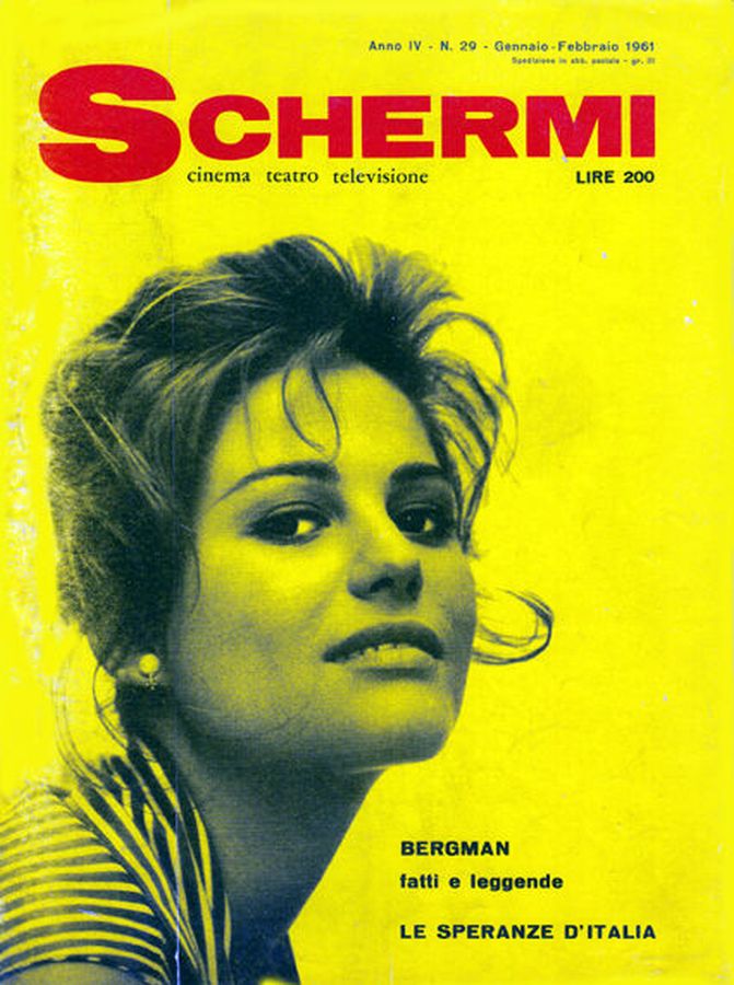 SCHERMI magazine side cover Issue 29 January/February 1961