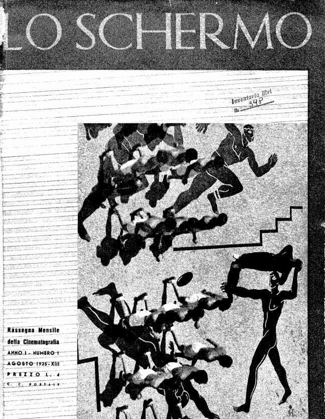 SCHERMO | LO magazine side cover Issue 1 August 1935