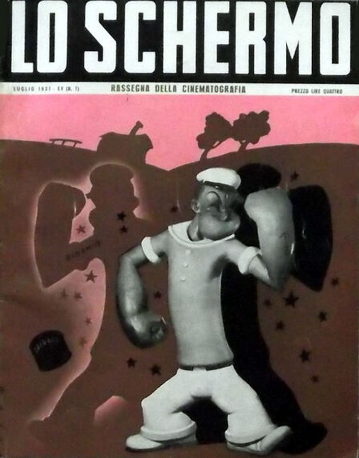 SCHERMO | LO magazine side cover  July 1937