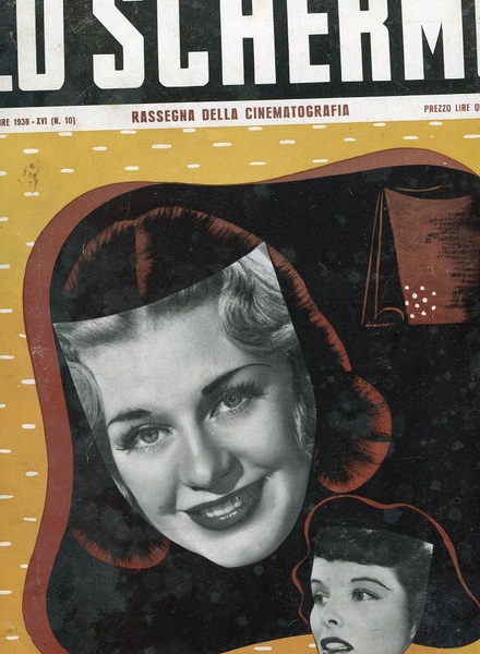 SCHERMO | LO magazine side cover Issue 10 October 1938