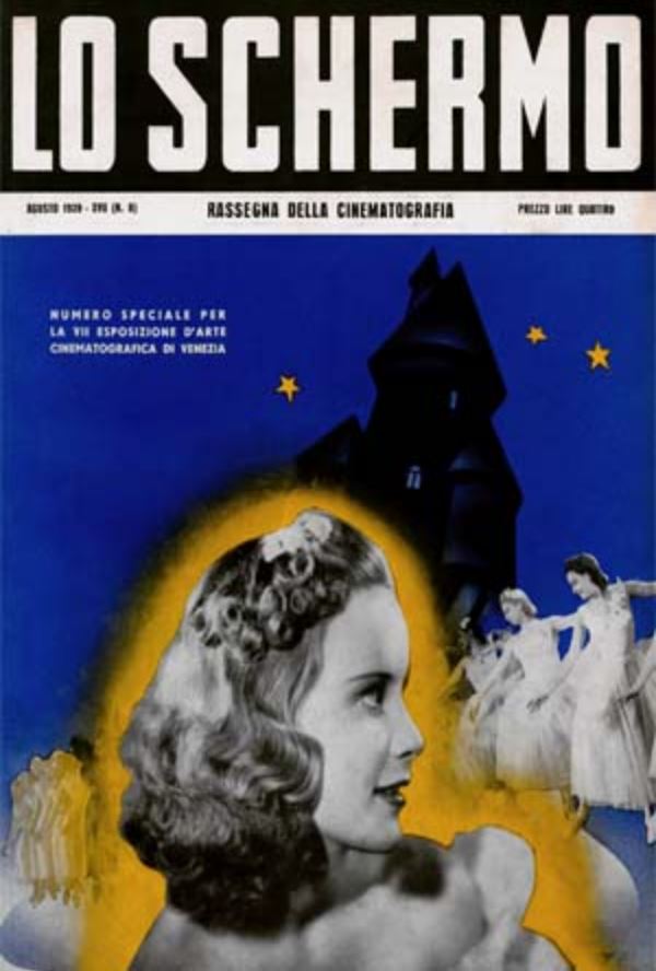 SCHERMO | LO magazine side cover Issue 8 August 1939