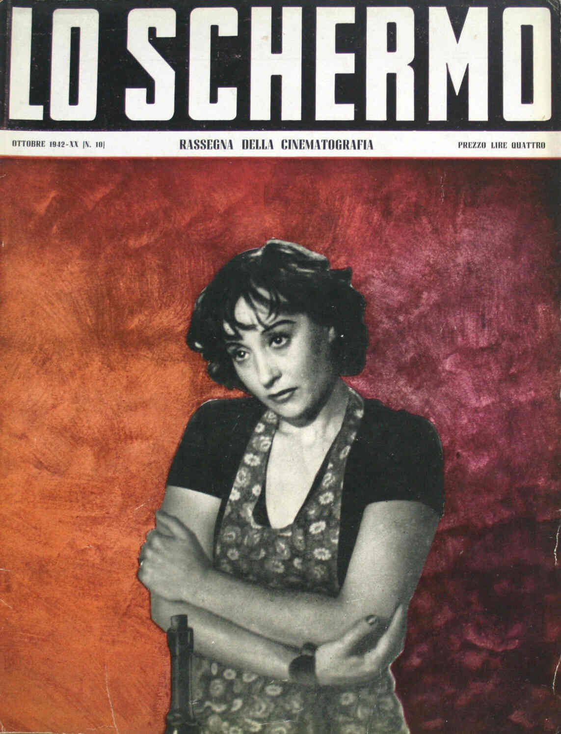 SCHERMO | LO magazine side cover Issue 10 October 1942