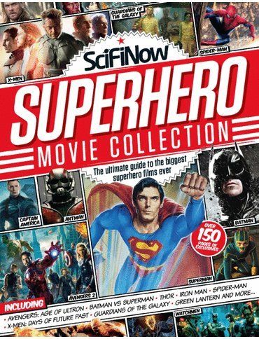 SCIFINOW SUPERHERO MOVIE COLLECTION magazine side cover   2014