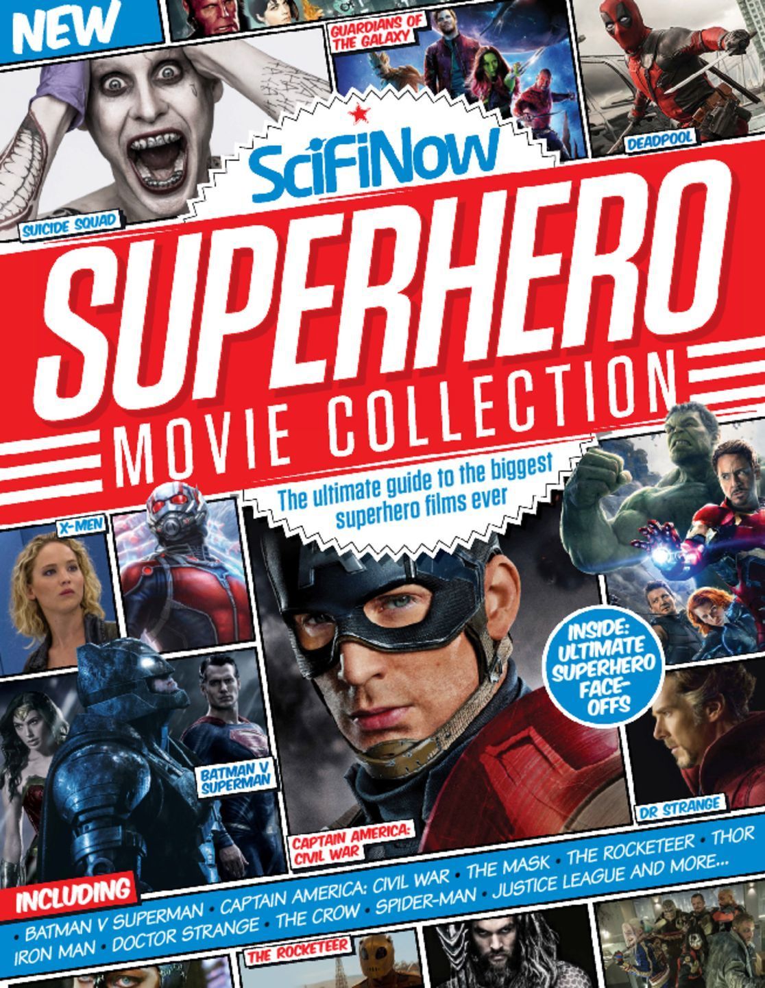SCIFINOW SUPERHERO MOVIE COLLECTION magazine side cover  Revised edition   2016