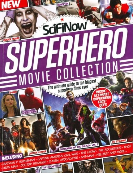 SCIFINOW SUPERHERO MOVIE COLLECTION magazine side cover  Revised edition   2017