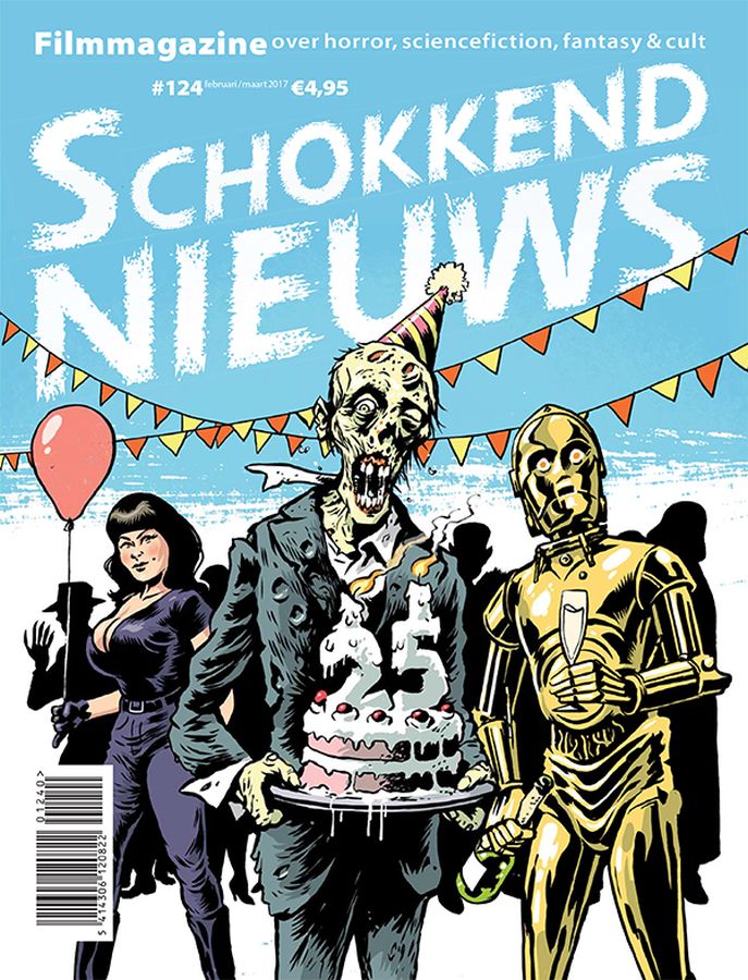 SCHOKKEND NIEUWS magazine side cover Issue 124 February 2017
