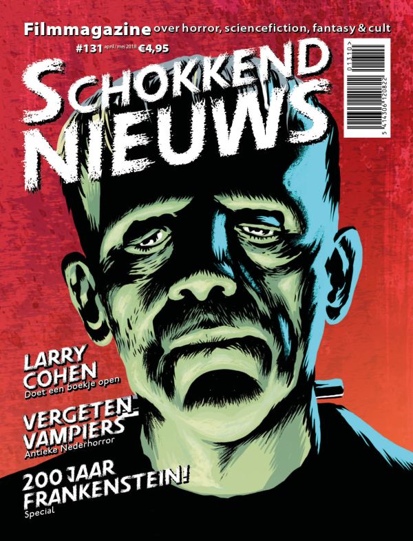 SCHOKKEND NIEUWS magazine side cover Issue 131  April/May 2018