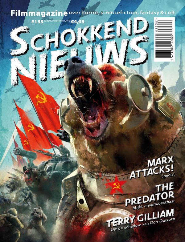 SCHOKKEND NIEUWS magazine side cover Issue 133  August/September 2018