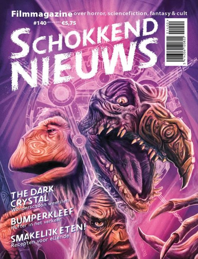 SCHOKKEND NIEUWS magazine side cover Issue 140  October 2019