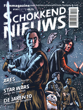 SCHOKKEND NIEUWS magazine side cover Issue 141  December 2019