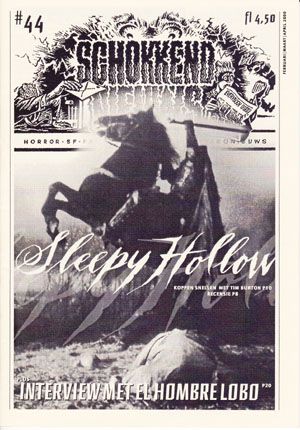 SCHOKKEND NIEUWS magazine side cover Issue 44 February-April 2000