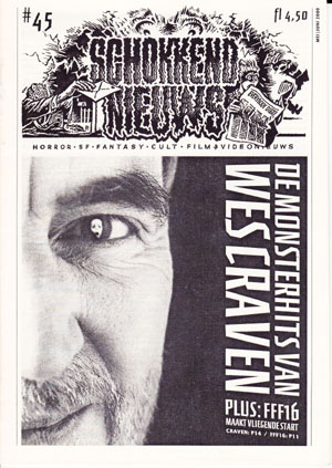 SCHOKKEND NIEUWS magazine side cover Issue 45 May-June 2000