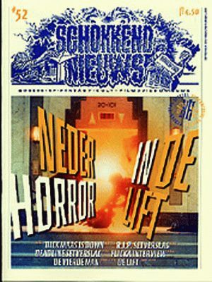SCHOKKEND NIEUWS magazine side cover Issue 52 September-November 2001