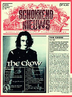 SCHOKKEND NIEUWS magazine side cover Issue 15 October 1994