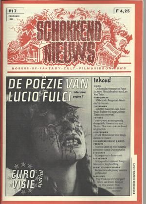 SCHOKKEND NIEUWS magazine side cover Issue 17 February 1995