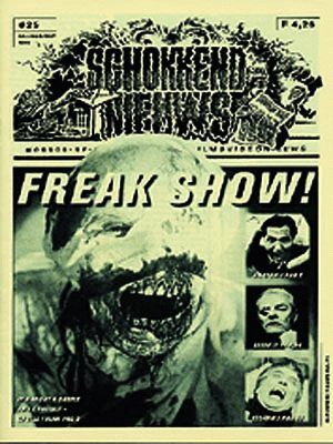 SCHOKKEND NIEUWS magazine side cover Issue 25 July-September 1996