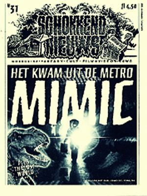 SCHOKKEND NIEUWS magazine side cover Issue 31 August-September 1997