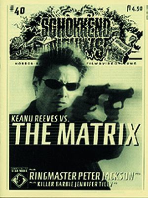 SCHOKKEND NIEUWS magazine side cover Issue 40 April-May 1999