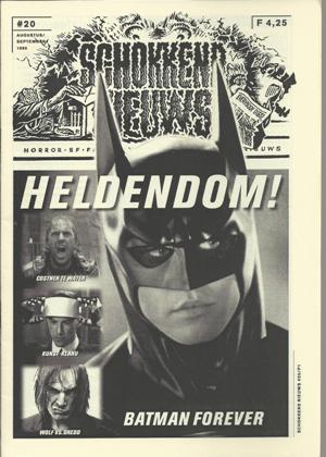 SCHOKKEND NIEUWS magazine side cover Issue 20 August/September 1995