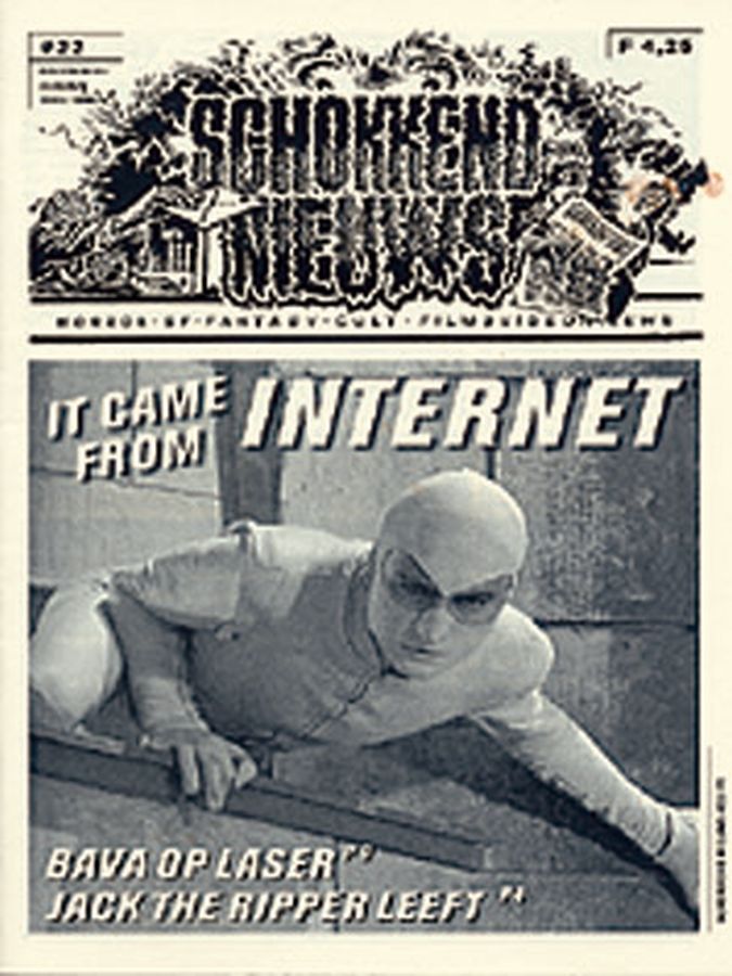 SCHOKKEND NIEUWS magazine side cover Issue 22 December 1995