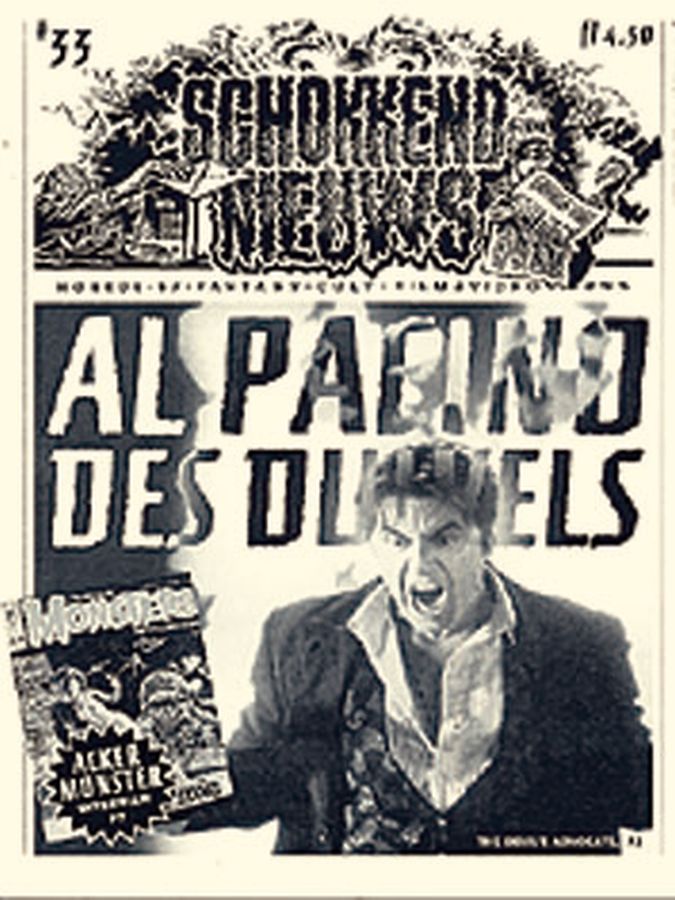 SCHOKKEND NIEUWS magazine side cover Issue 33 December 1997
