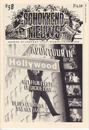 SCHOKKEND NIEUWS magazine side cover Issue 38 December 1998