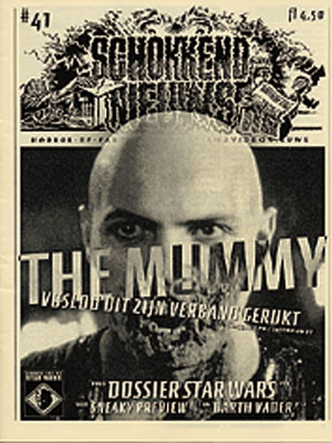 SCHOKKEND NIEUWS magazine side cover Issue 41 June/July 1999