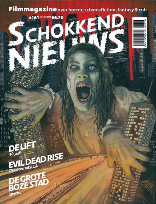 SCHOKKEND NIEUWS magazine side cover Issue 161  April/May 2023