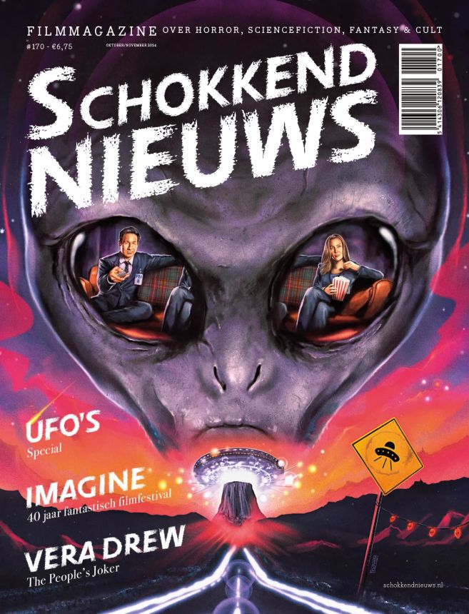 SCHOKKEND NIEUWS magazine side cover Issue 170  October/November 2024