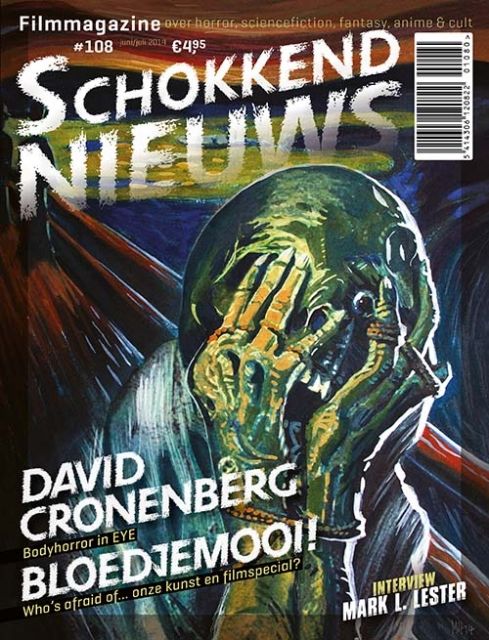SCHOKKEND NIEUWS magazine side cover Issue 108 June/July 2014