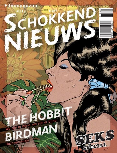 SCHOKKEND NIEUWS magazine side cover Issue 111 December 2014