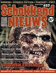 SCHOKKEND NIEUWS magazine side cover Issue 57  2003