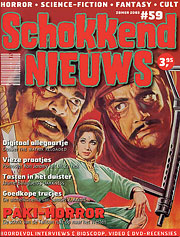 SCHOKKEND NIEUWS magazine side cover Issue 59  2003