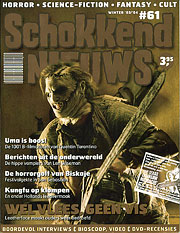SCHOKKEND NIEUWS magazine side cover Issue 61  2004