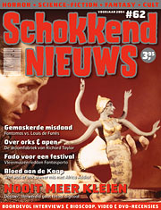 SCHOKKEND NIEUWS magazine side cover Issue 62  2004