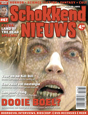 SCHOKKEND NIEUWS magazine side cover Issue 67  2005