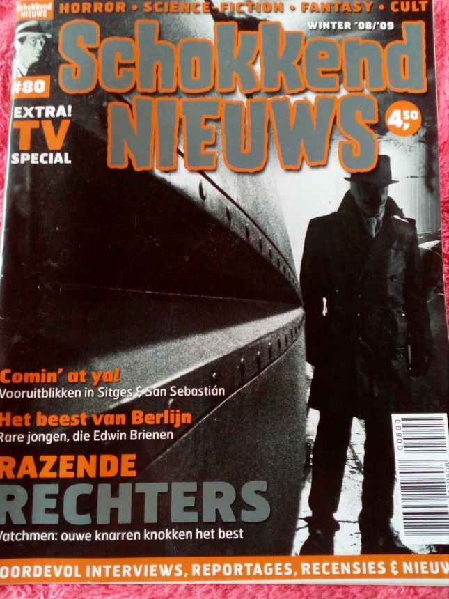 SCHOKKEND NIEUWS magazine side cover Issue 80 January/February 2009