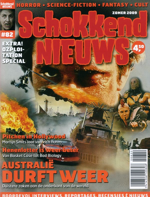 SCHOKKEND NIEUWS magazine side cover Issue 82 June/July/August 2009