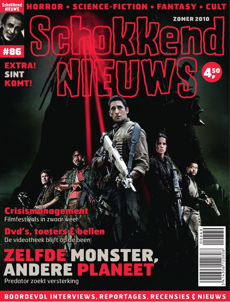 SCHOKKEND NIEUWS magazine side cover Issue 86 June/July/August 2010