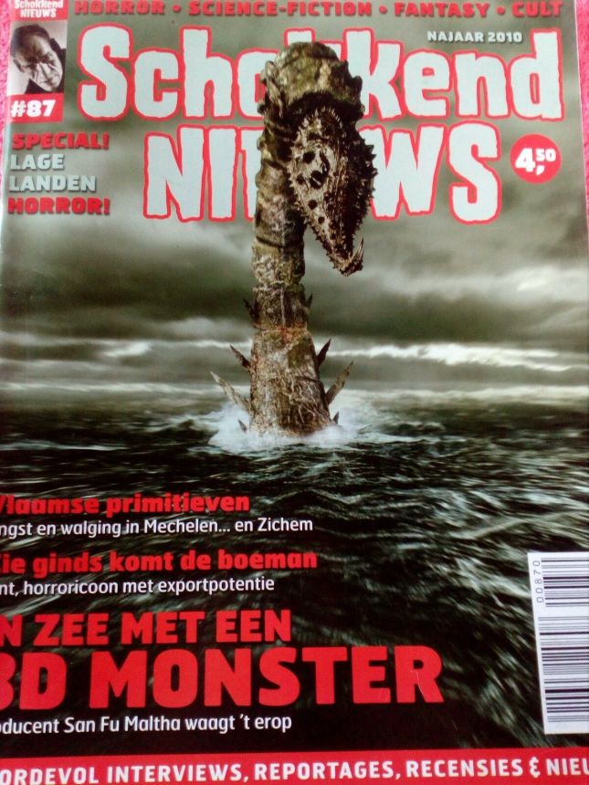 SCHOKKEND NIEUWS magazine side cover Issue 87 September/October/November 2010