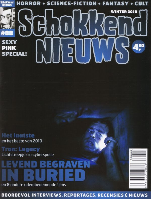 SCHOKKEND NIEUWS magazine side cover Issue 88 Dec./January/February 2011